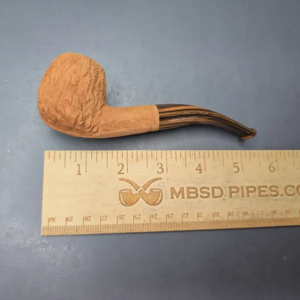 Savinelli Noce 626 Natural Rusticated Apple Estate Briar Pipe, Unsmoked, 6mm - Image 12