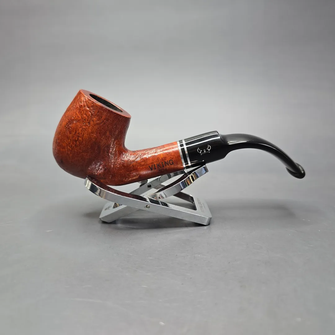 Viking Tribord 304 Sandblasted Bent Billiard (Unsmoked Estate) - Image 2