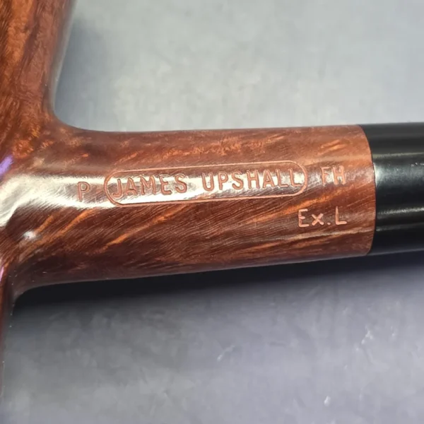 James Upshall P Grade EXL Smooth Footed Dublin Estate Briar Pipe, Unsmoked - Image 9