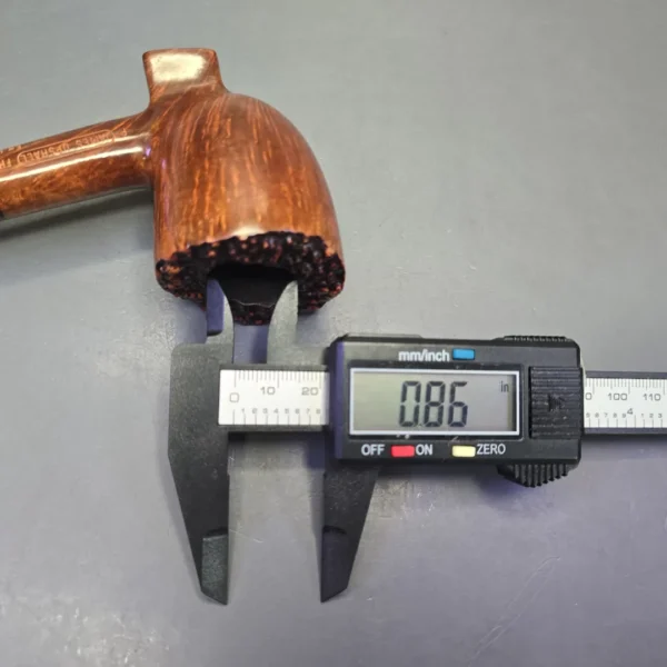 James Upshall P Grade EXL Smooth Footed Dublin Estate Briar Pipe, Unsmoked - Image 12