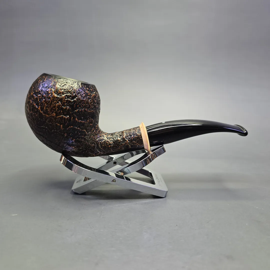 Vauen Soeren 677 Sandblasted Apple w/ Maple Estate Briar Pipe, German Estates, 9mm - Image 2