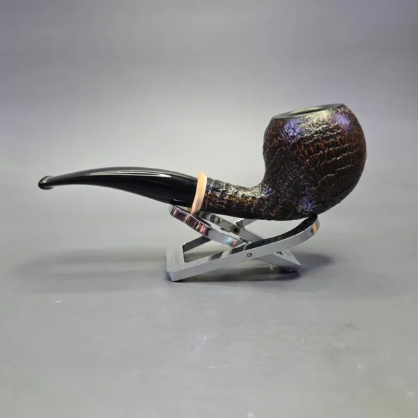 Vauen Soeren 677 Sandblasted Apple w/ Maple Estate Briar Pipe, German Estates, 9mm - Image 4