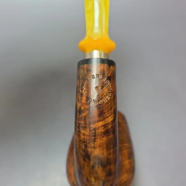 Nording Giant Classic B Smooth Bent Billiard w/ Silver Estate Briar Pipe, Unsmoked - Image 7