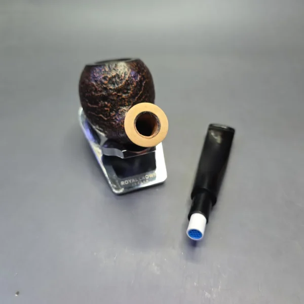 Vauen Soeren 677 Sandblasted Apple w/ Maple Estate Briar Pipe, German Estates, 9mm - Image 13