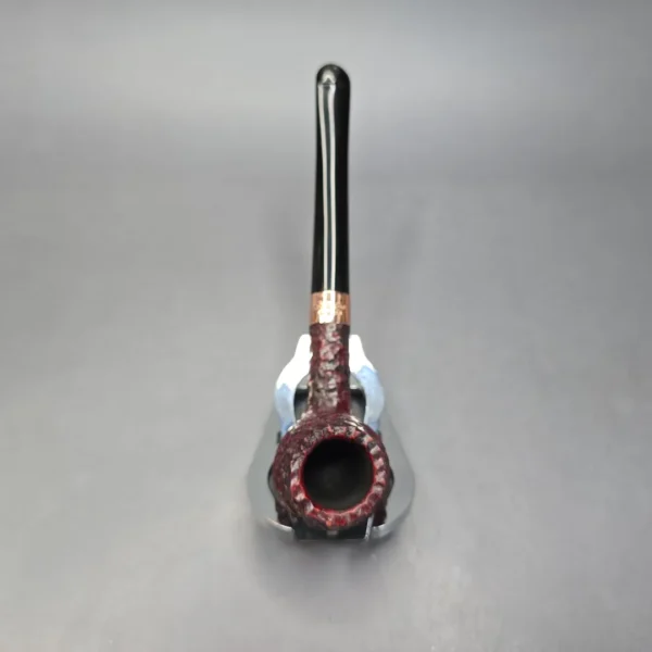 Peterson 2025 Christmas Pipe 85 Rusticated Prince Estate Briar Pipe, Unsmoked - Image 8