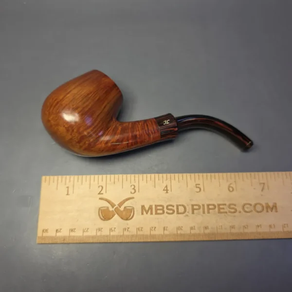 Jorgen Larsen C9 Smooth Brandy Estate Briar Pipe, Danish Estates, 9mm - Image 8