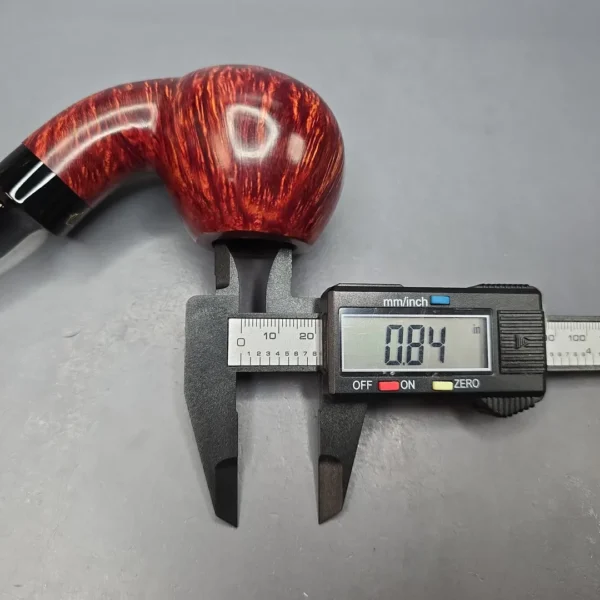 Poul Winslow Crown 200 Smooth Asymmetric Apple Estate Briar Pipe, Danish Estates - Image 12