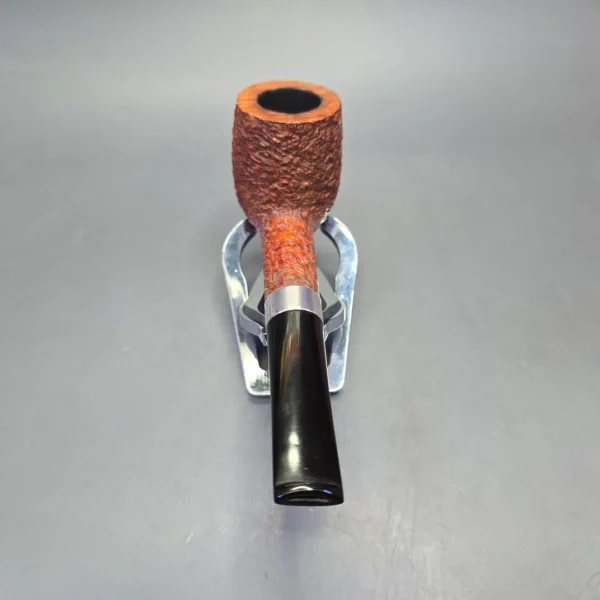 James Barber (Ferndown) Chevin Antique 2 Star Partially Rusticated Billiard Estate Briar Pipe, English Estates - Image 5