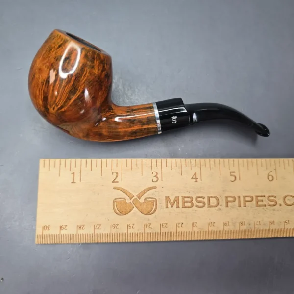 Stanwell Amber Light 232 Smooth Danish Apple Estate Briar Pipe, Unsmoked, 9mm - Image 12