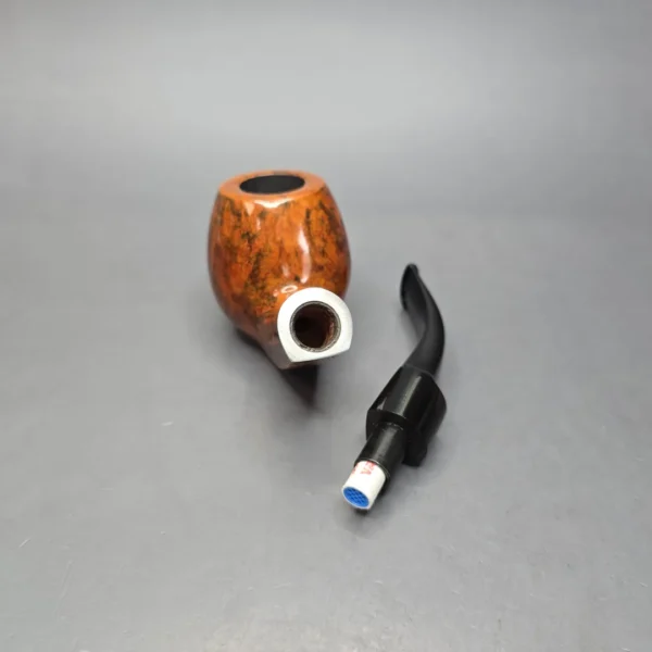 Stanwell Amber Light 232 Smooth Danish Apple Estate Briar Pipe, Unsmoked, 9mm - Image 14