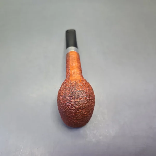 James Barber (Ferndown) Chevin Antique 2 Star Partially Rusticated Billiard Estate Briar Pipe, English Estates - Image 9