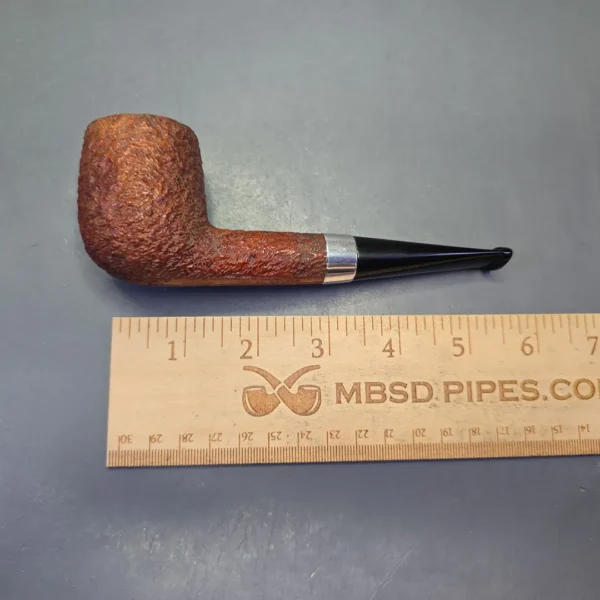 James Barber (Ferndown) Chevin Antique 2 Star Partially Rusticated Billiard Estate Briar Pipe, English Estates - Image 11