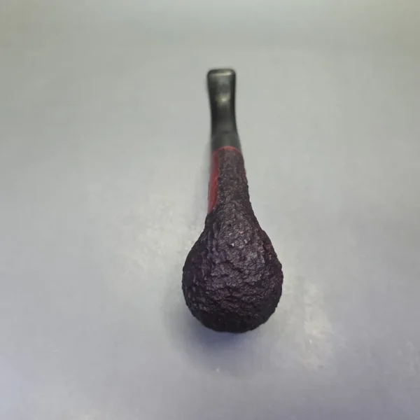 James Upshall Bark Group 6 Partially Rusticated Bent Billiard Estate Briar Pipe, Unsmoked - Image 9