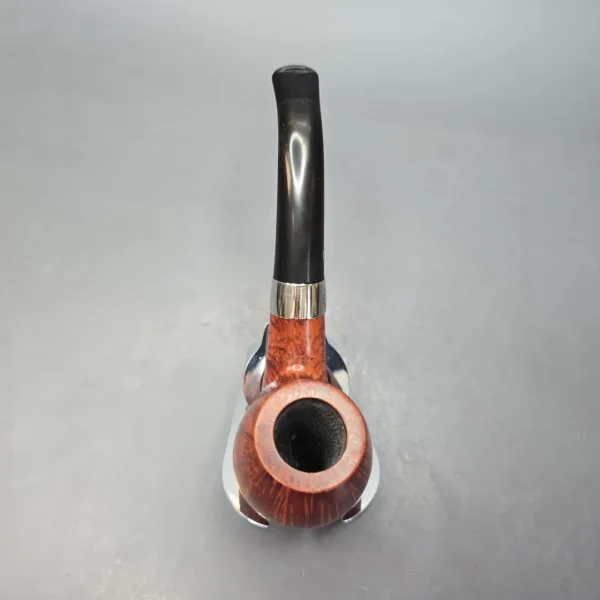 Peterson 2012 St Patrick's Day 68 Smooth Bent Billiard with Nickel (Estate Briar Pipe, Unsmoked - Image 8