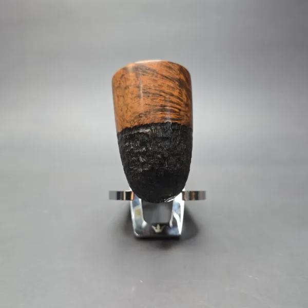 WO Larsen Partially Rusticated Dublin Estate Briar Pipe, Danish Estates - Image 5