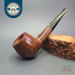 James Upshall P Grade Group 5 Smooth Apple Estate Briar Pipe, Unsmoked