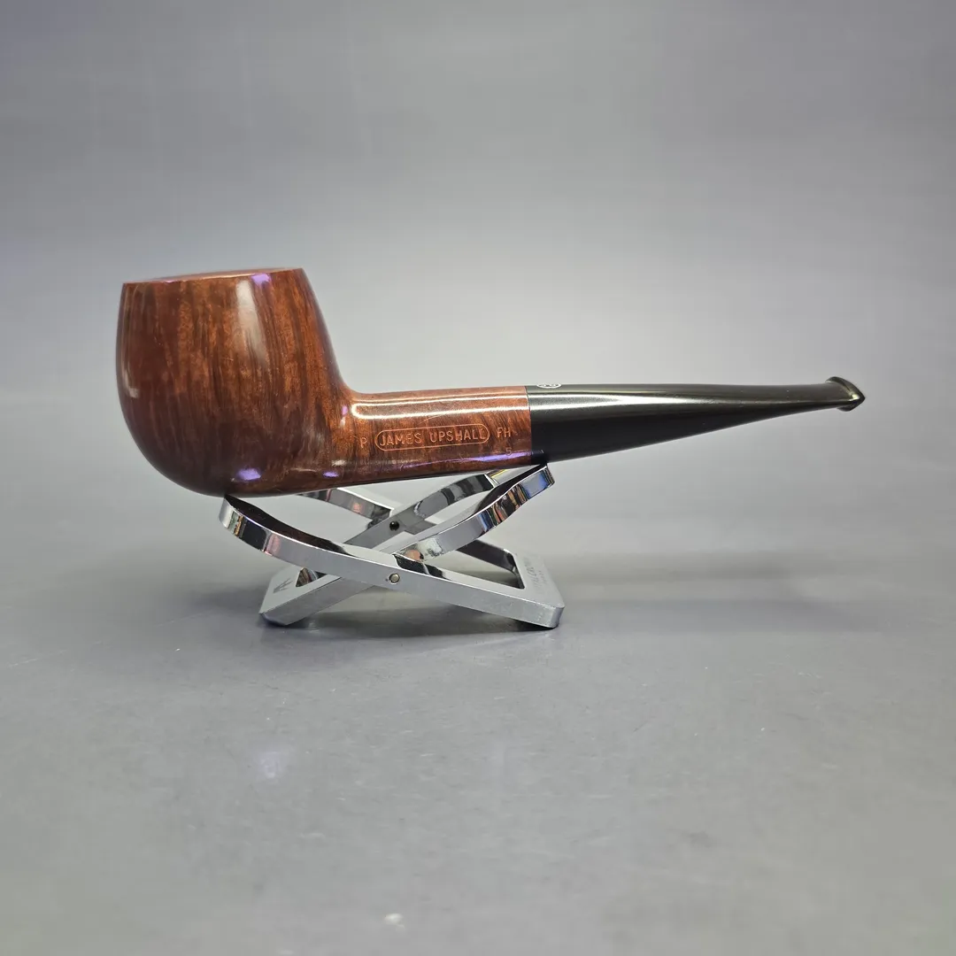 James Upshall P Grade Group 5 Smooth Apple Estate Briar Pipe, Unsmoked - Image 2