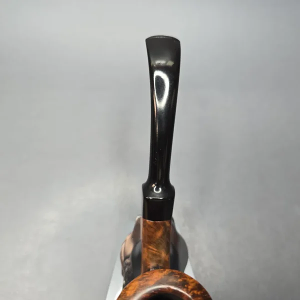 WO Larsen Partially Rusticated Dublin Estate Briar Pipe, Danish Estates - Image 9