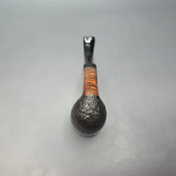 WO Larsen Partially Rusticated Dublin Estate Briar Pipe, Danish Estates - Image 11