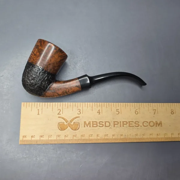 WO Larsen Partially Rusticated Dublin Estate Briar Pipe, Danish Estates - Image 13