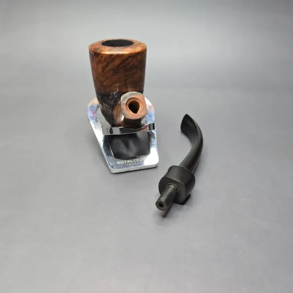 WO Larsen Partially Rusticated Dublin Estate Briar Pipe, Danish Estates - Image 15