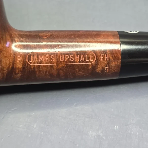 James Upshall P Grade Group 5 Smooth Apple Estate Briar Pipe, Unsmoked - Image 9