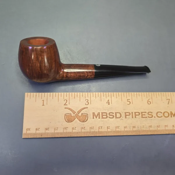 James Upshall P Grade Group 5 Smooth Apple Estate Briar Pipe, Unsmoked - Image 12