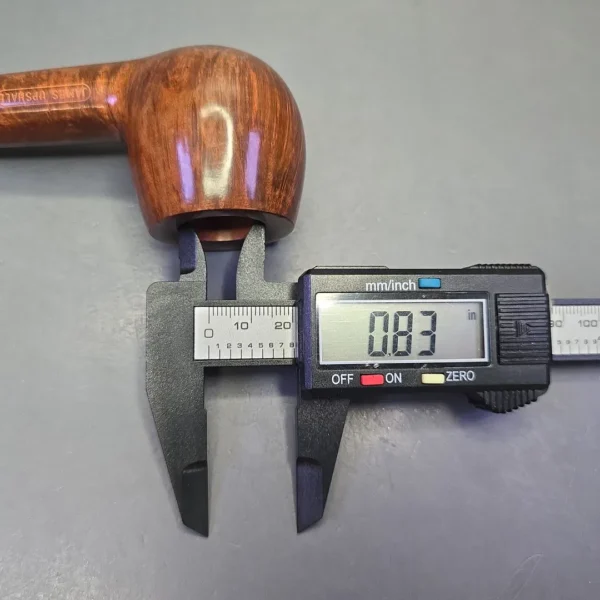 James Upshall P Grade Group 5 Smooth Apple Estate Briar Pipe, Unsmoked - Image 13