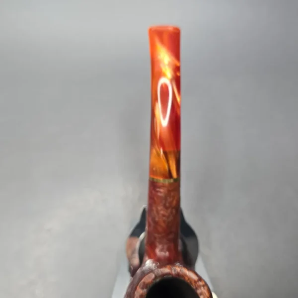 Savinelli Alligator Red 602 Rusticated Bent Billiard Estate Pipe, Italian Estates - Image 7