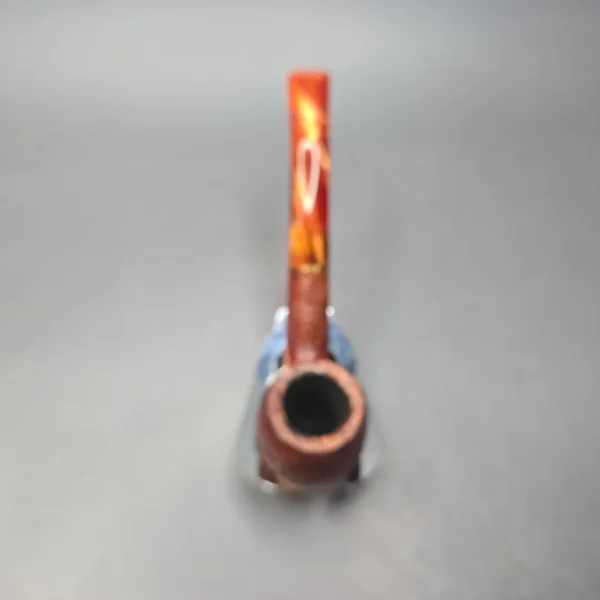 Savinelli Alligator Red 602 Rusticated Bent Billiard Estate Pipe, Italian Estates - Image 8