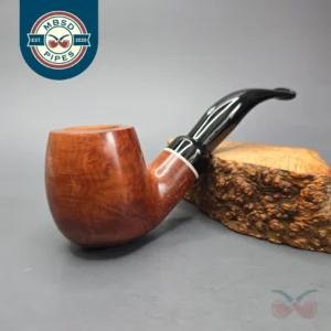 Savinelli Gaius 616 KS Smooth Bent Billiard Estate Briar Pipe, Unsmoked, 6mm