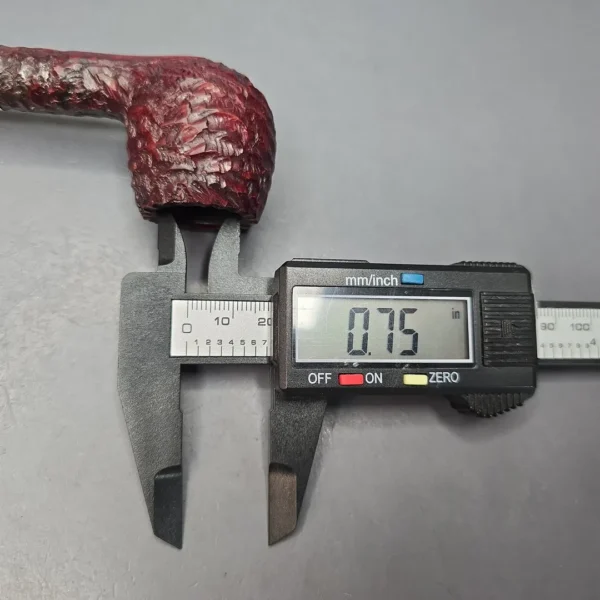 Peterson 2025 Christmas Pipe 85 Rusticated Prince Estate Briar Pipe, Unsmoked - Image 12