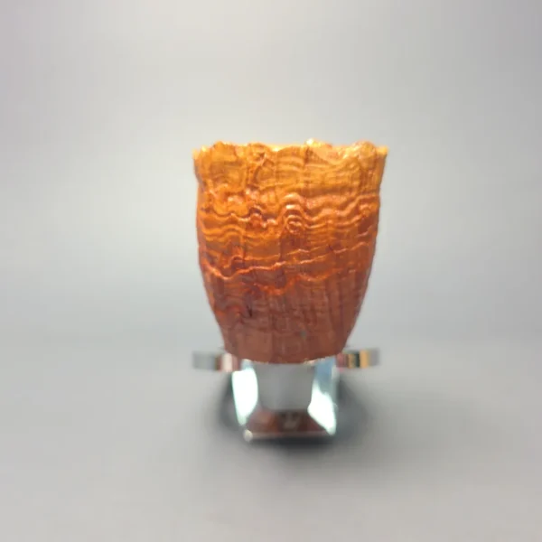 Nate King Natural Sandblasted Panel Dublin Handmade Briar Pipe, New - Image 4