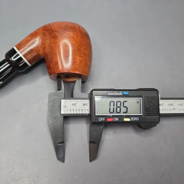Savinelli Gaius 616 KS Smooth Bent Billiard Estate Briar Pipe, Unsmoked, 6mm - Image 5