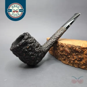 Castello (1950s-60s) Sea Rock Briar SC 32 Rusticated Canadian Estate Briar Pipe, Italian Estates
