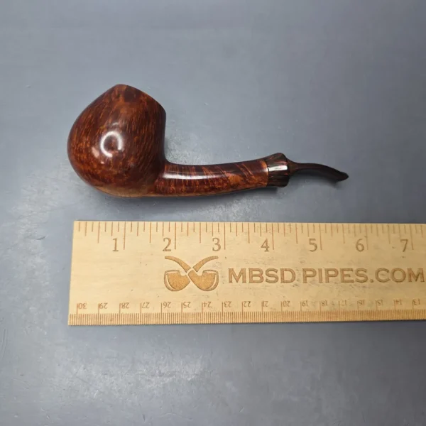 Oliver Brandt BA Smooth Long Shank Brandy Estate Briar Pipe - Image 11