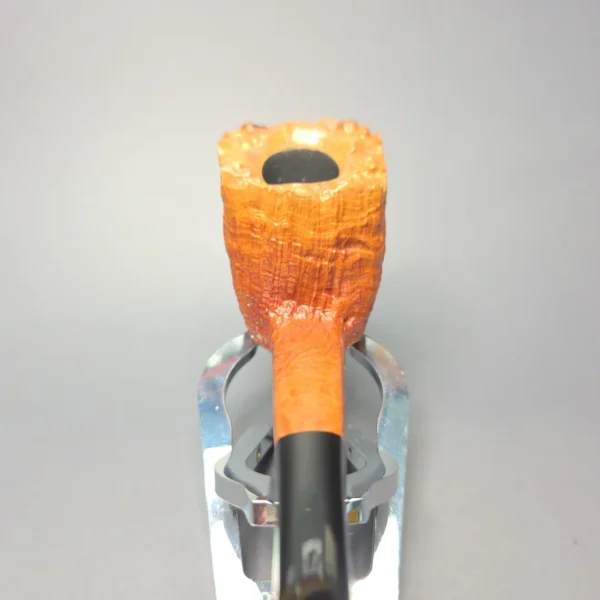 Nate King Natural Sandblasted Panel Dublin Handmade Briar Pipe, New - Image 7