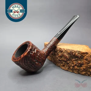 Dunhill 1949 Shell Briar R Sandblasted Pot Estate Briar Pipe, English Estates