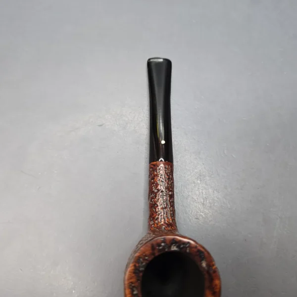 Dunhill 1949 Shell Briar R Sandblasted Pot Estate Briar Pipe, English Estates - Image 6