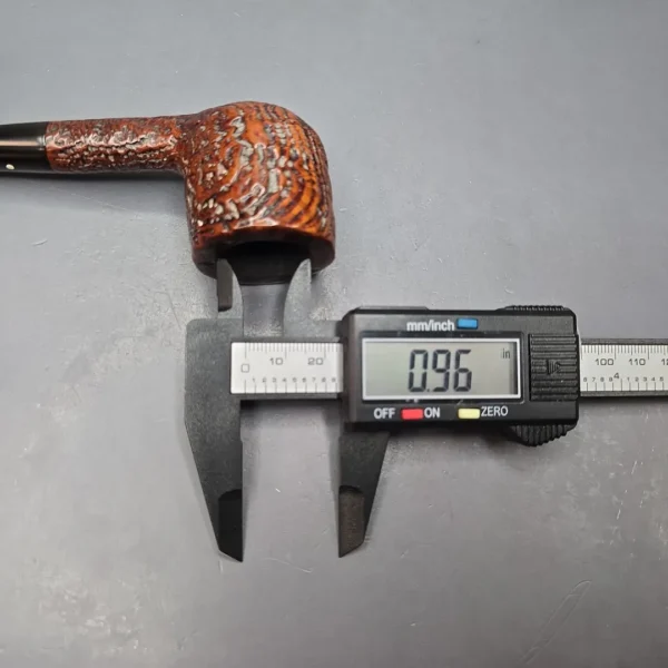 Dunhill 1949 Shell Briar R Sandblasted Pot Estate Briar Pipe, English Estates - Image 11