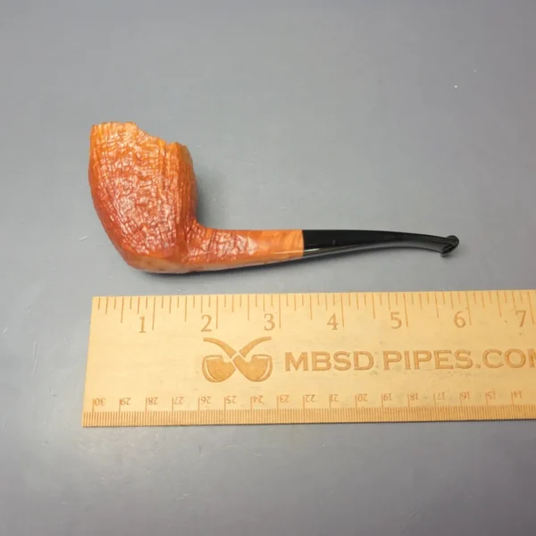 Nate King Natural Sandblasted Panel Dublin Handmade Briar Pipe, New - Image 10