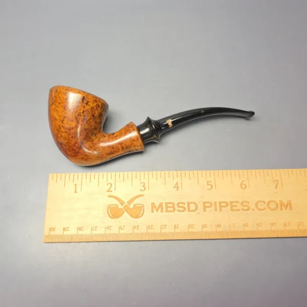 Stanwell (c.1980s) Golden Contrast 130 Smooth Dublin Estate Briar Pipe, Unsmoked, 9mm - Image 11