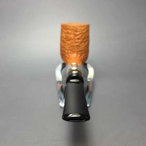 Cavicchi Partially Sandblasted Billiard w/ Silver Estate Briar Pipe, Unsmoked - Image 6