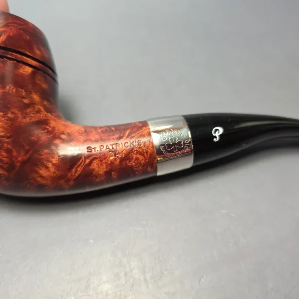 Peterson 2010 St Patrick's Day XL14 Smooth Rhodesian Estate Briar Pipe, Unsmoked - Image 8