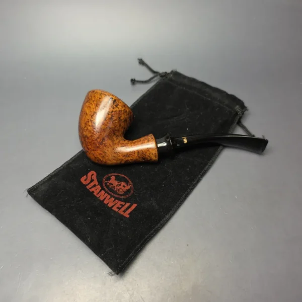 Stanwell (c.1980s) Golden Contrast 130 Smooth Dublin Estate Briar Pipe, Unsmoked, 9mm - Image 14