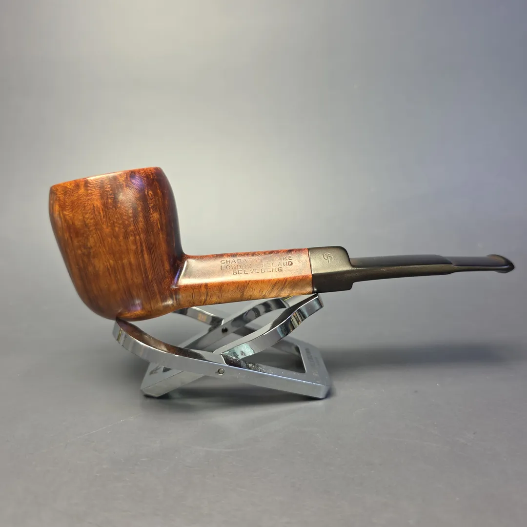 Charatan's Make Belvedere Free Shape 3 Smooth Dublin Estate Briar Pipe, English Estates - Image 2