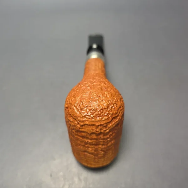 Cavicchi Partially Sandblasted Billiard w/ Silver Estate Briar Pipe, Unsmoked - Image 10
