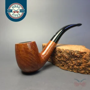 Dunhill 1979 Root Briar 41022 Smooth Bent Billiard Estate Briar Pipe, English Estates