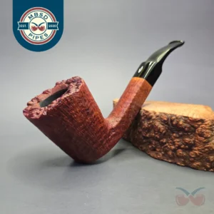 Savinelli Hand Made Sandblasted Freehand Dublin Estate Briar Pipe, Unsmoked
