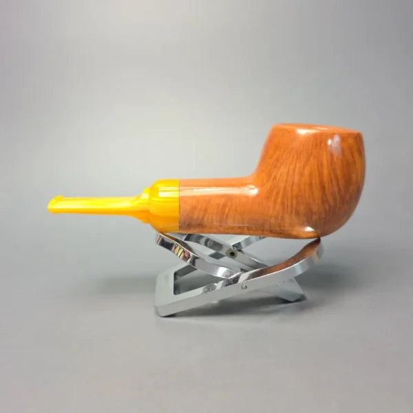 Buckeye Hand Made Smooth Chubby Billiard Briar Pipe, New - Image 4
